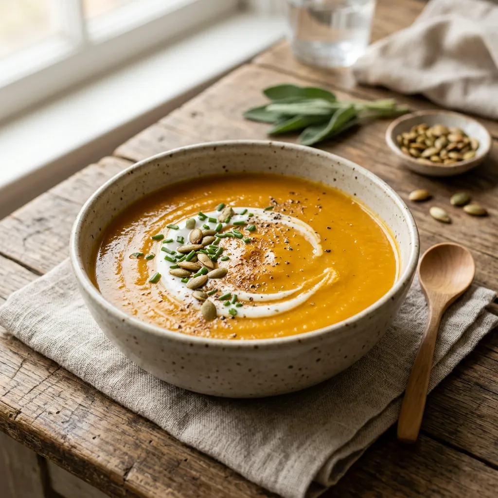 Easy Vegetarian Pumpkin Soup