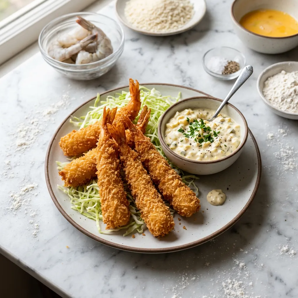 Ebi Fry (Japanese Breaded and Deep-Fried Shrimp) Recipe