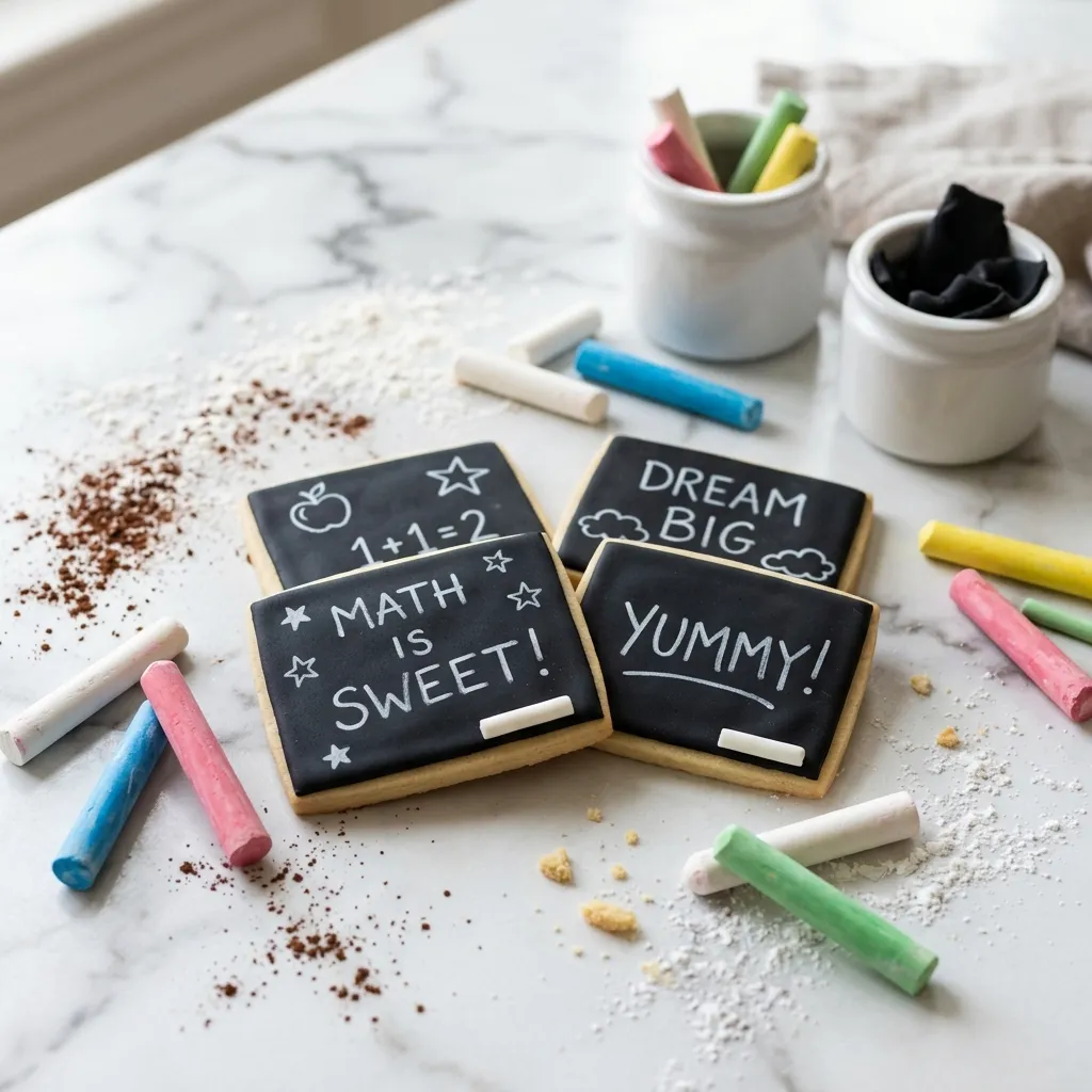 Edible Candy Chalk With Cookie Chalkboards Recipe