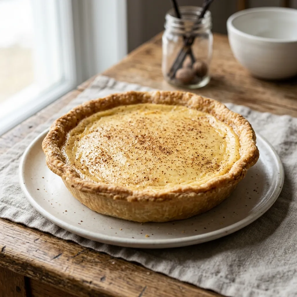 Egg Custard Pie
