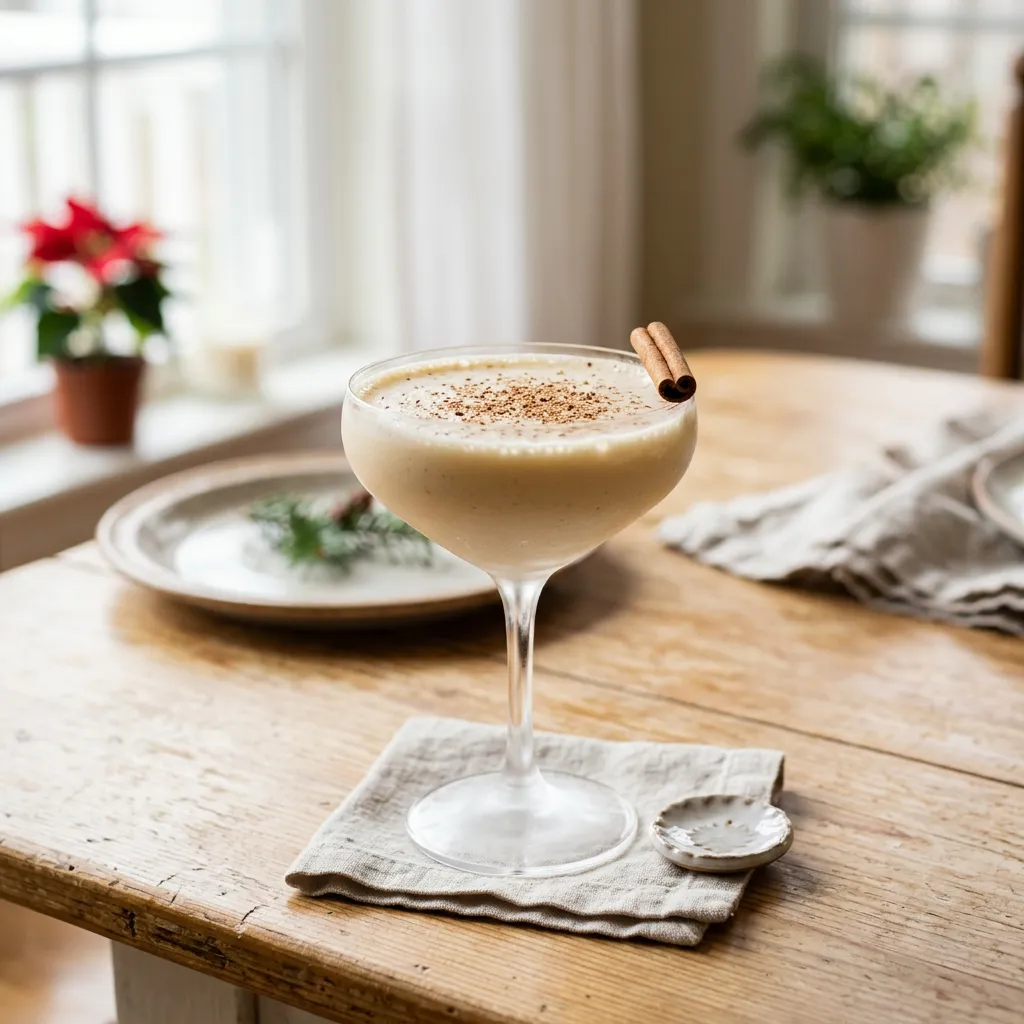 Eggnog Martini