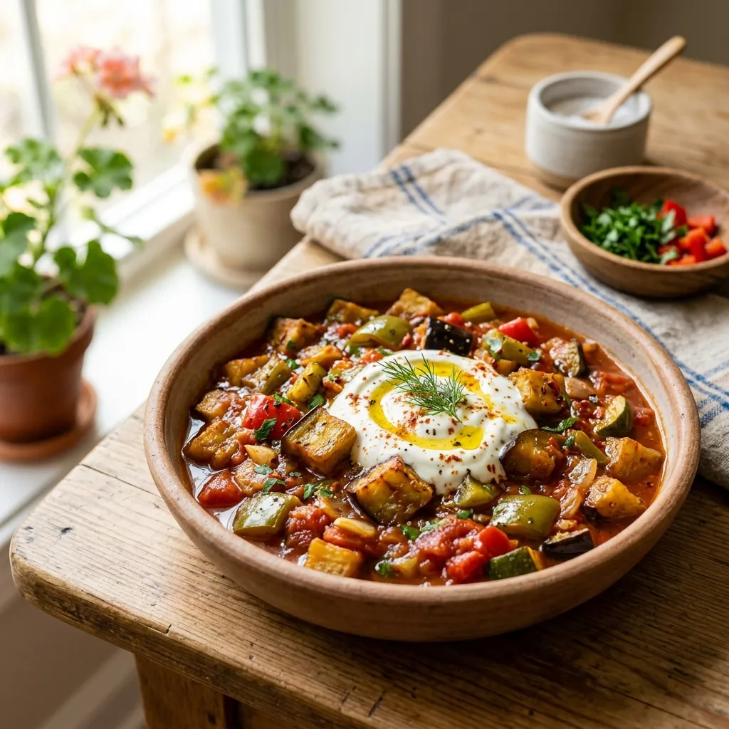 Eggplant and Vegetable Ragout (Şakşuka)