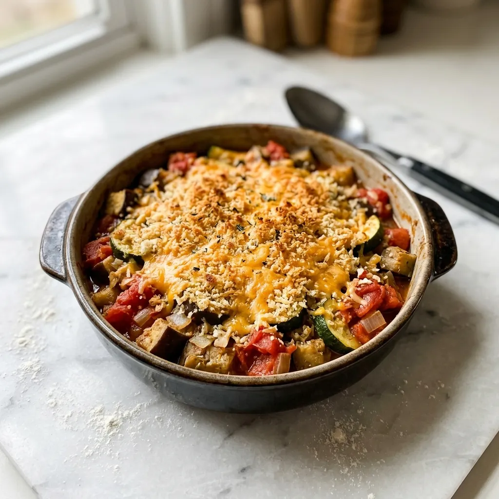 Eggplant and Zucchini Casserole