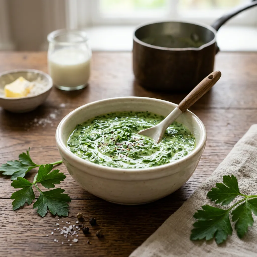 English Parsley Sauce: A Classic Recipe Reinvented