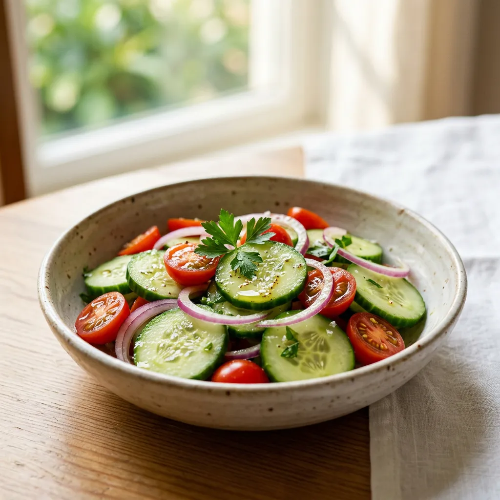Ensalada de Pepino (Spanish Cucumber Salad) Recipe