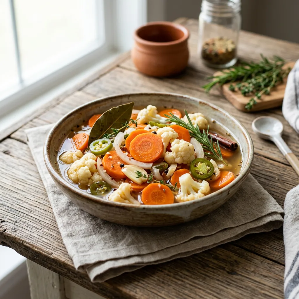 Escabeche (Mexican Pickled Vegetables)