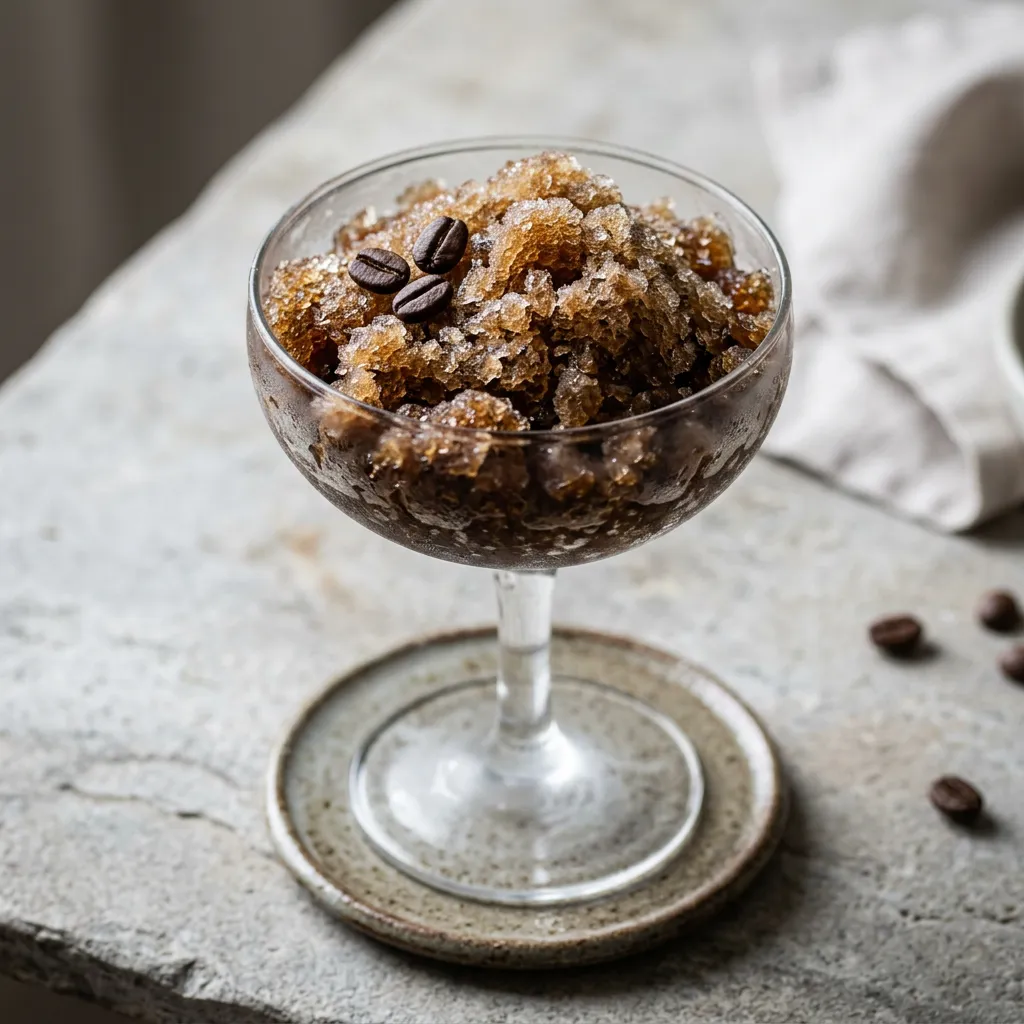 Espresso Martini Granita Recipe