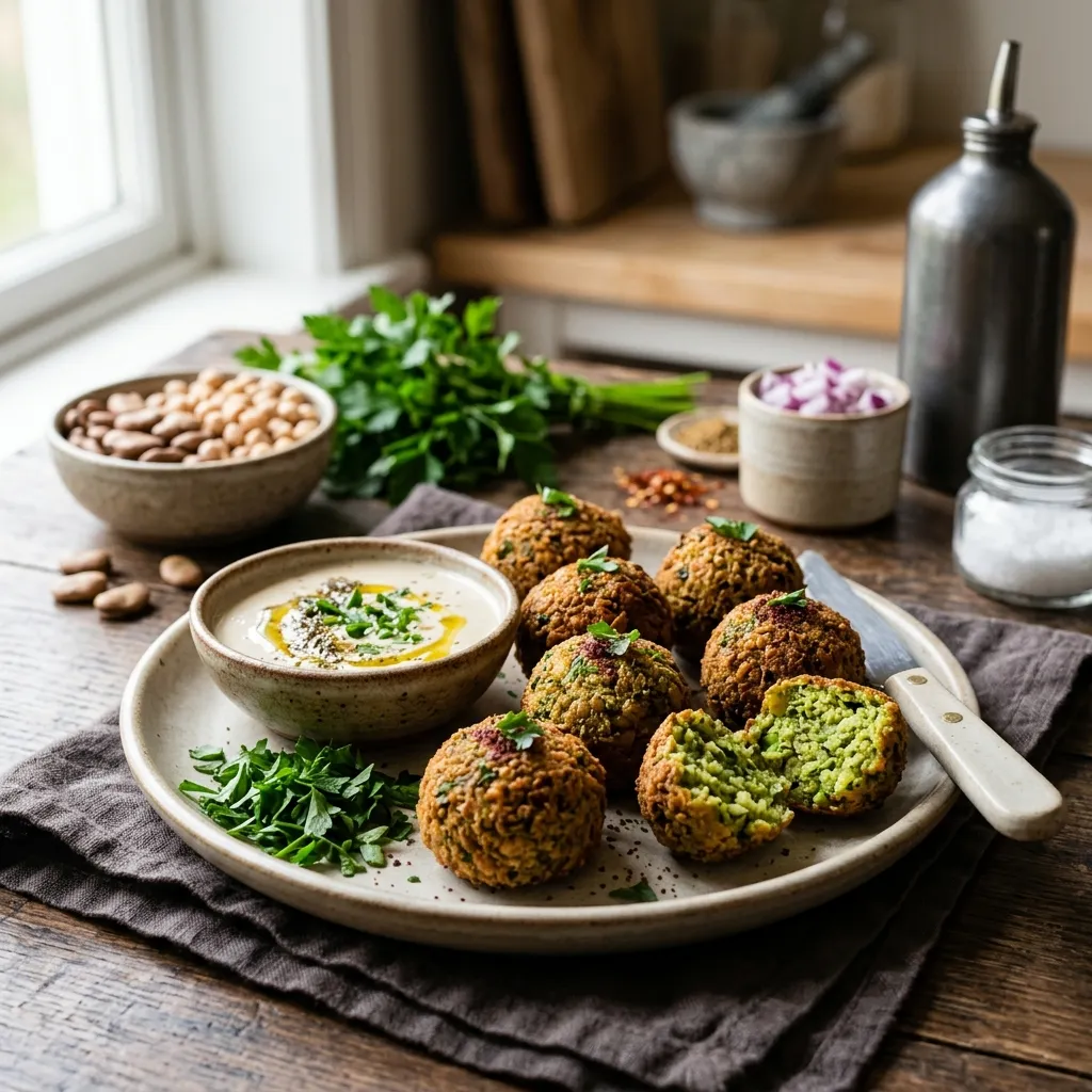 Falafel With Fava Beans Recipe