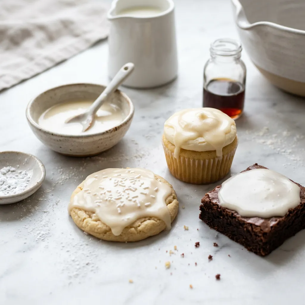 Fast and Easy White Vanilla Cookie Glaze Recipe