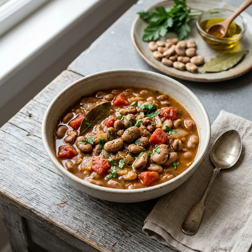 Fava Bean Stew (Koukia Yahnista or Yahni)