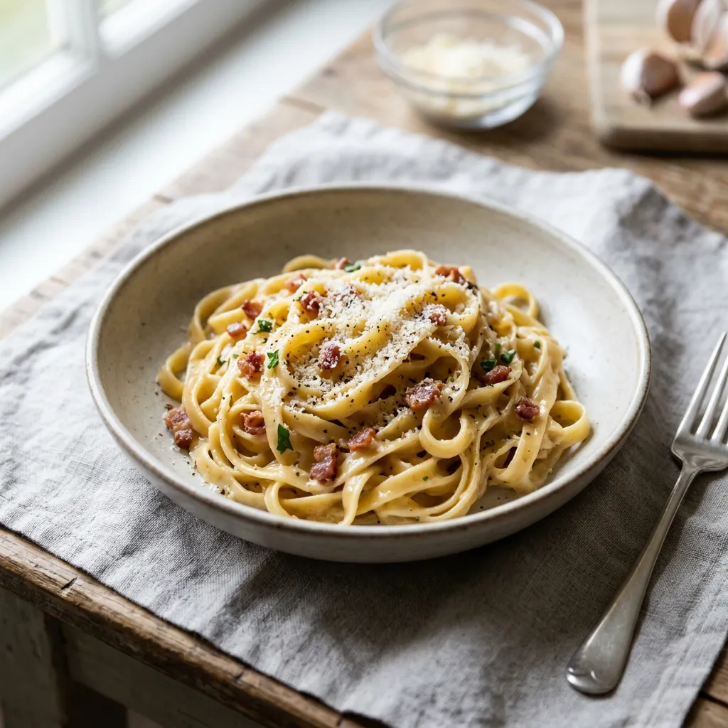 Fettuccine Carbonnaise