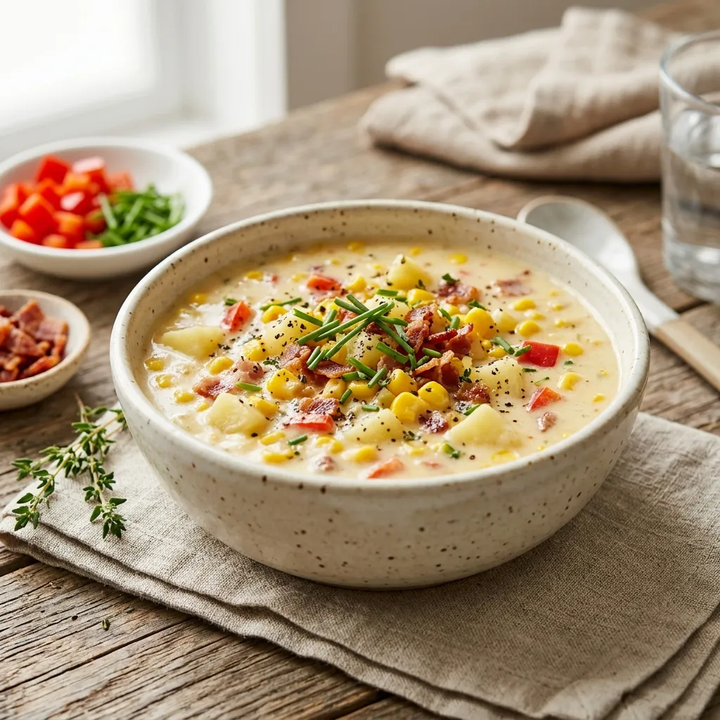 Filling and Hearty Corn Chowder