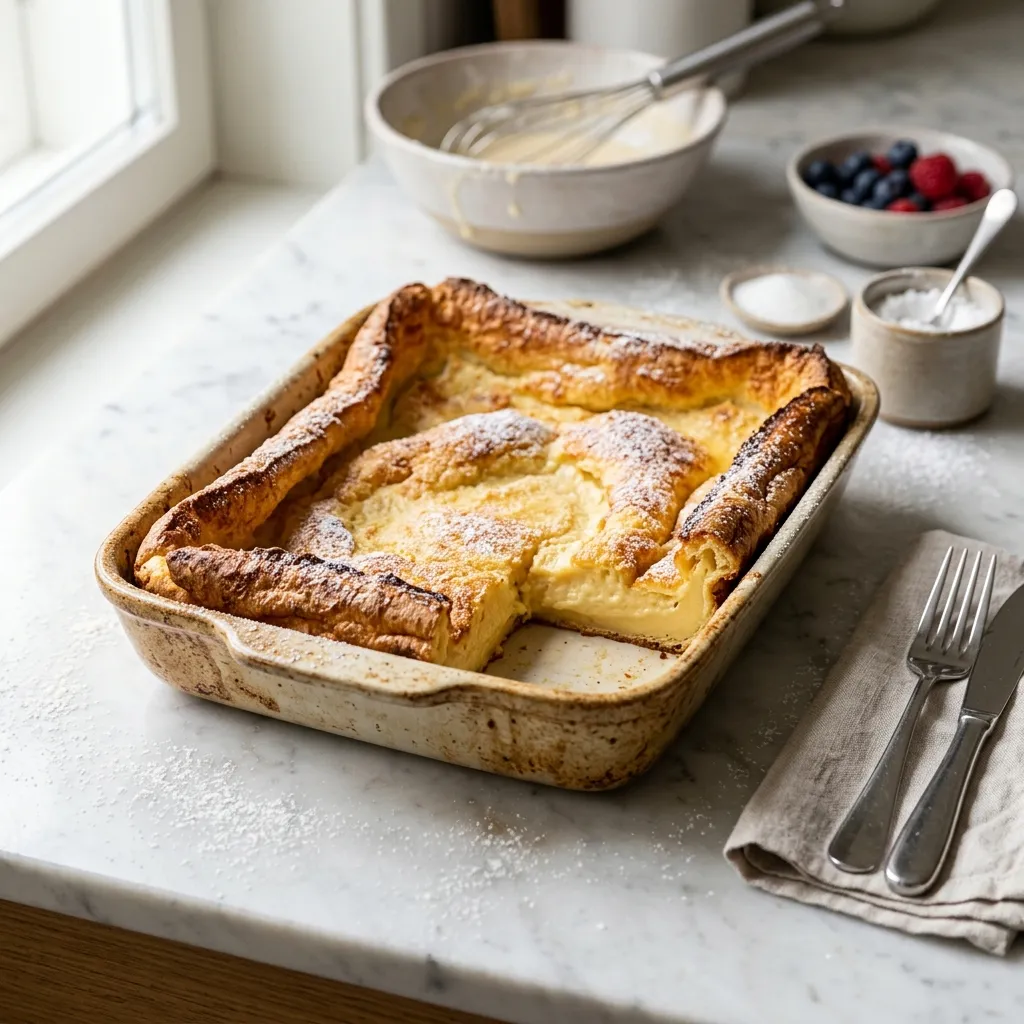 Finnish Oven Pancake (Pannukakku)
