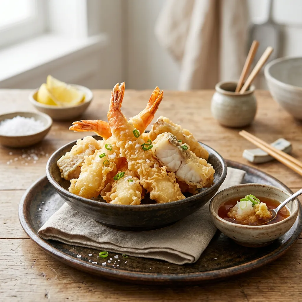 Fish and Seafood Tempura