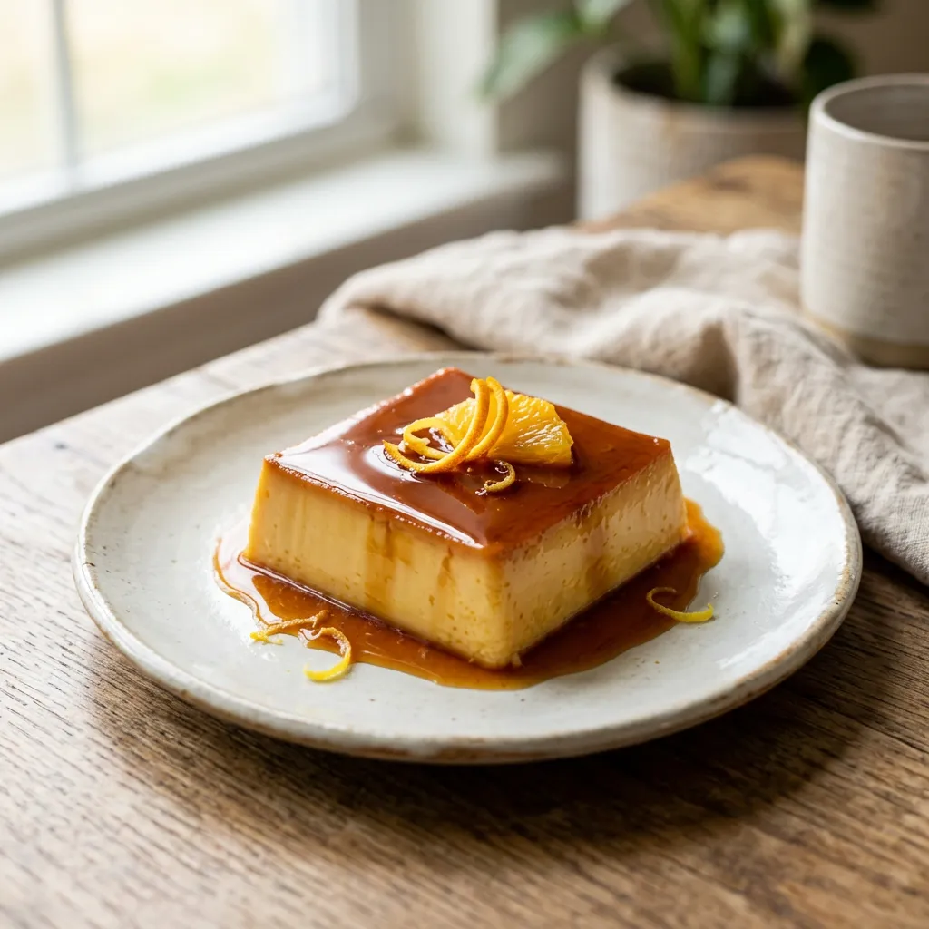 Flan de Naranja: Orange Flan