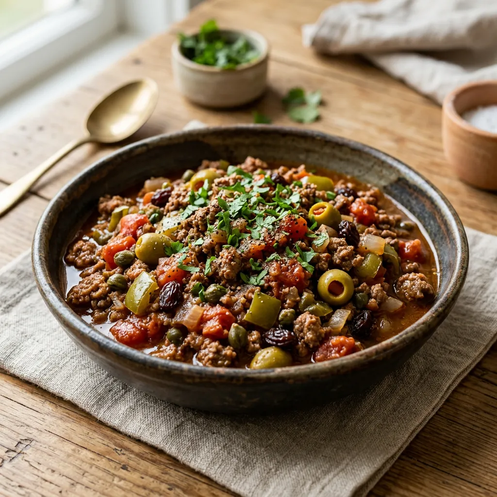 Flavorful Cuban Picadillo