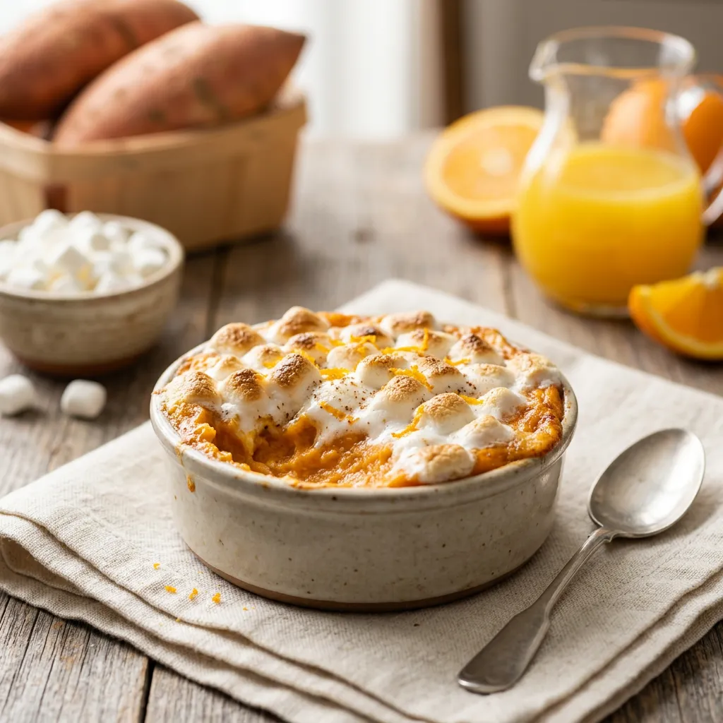 Fluffy Marshmallow Sweet Potatoes Recipe