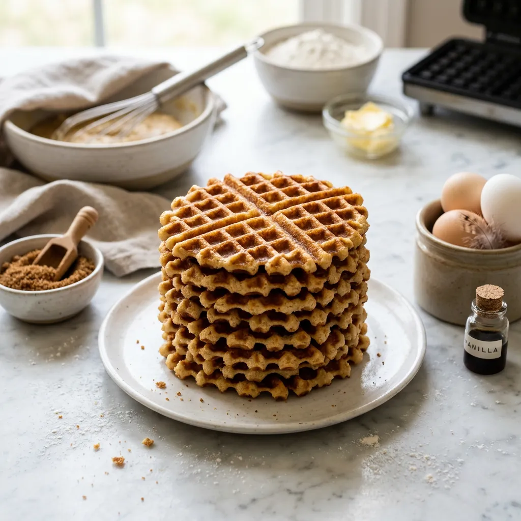 French Belgian Waffle Cookies (Gaulettes)