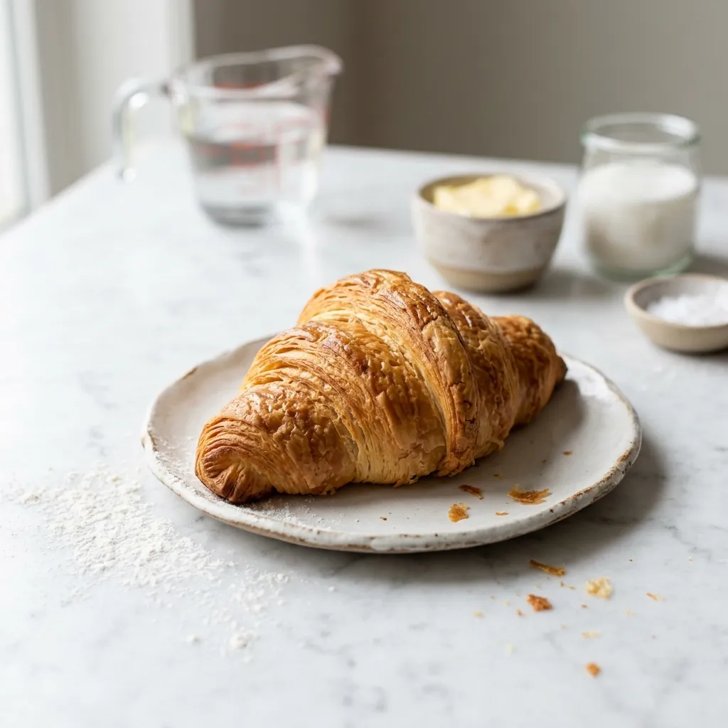 French Butter Croissants Recipe