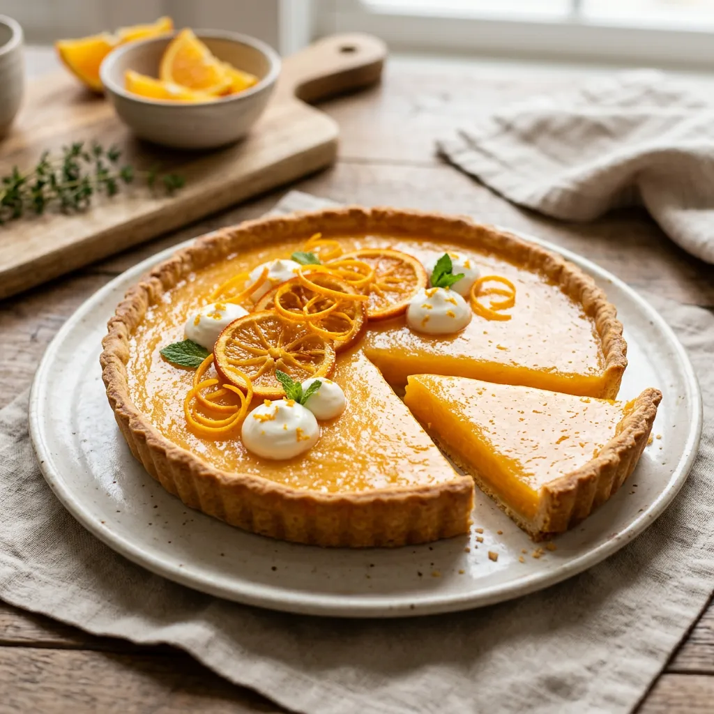 French Orange Tart