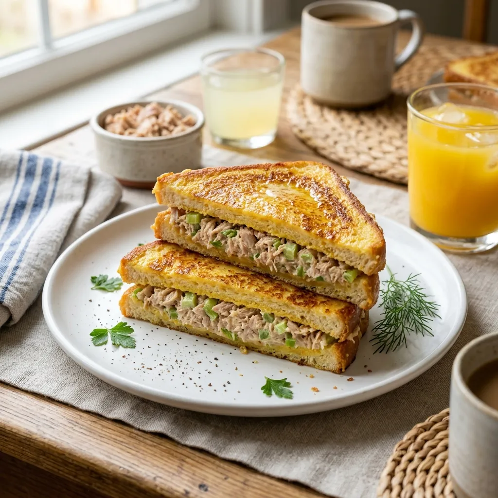 French Toasted Tuna Sandwiches