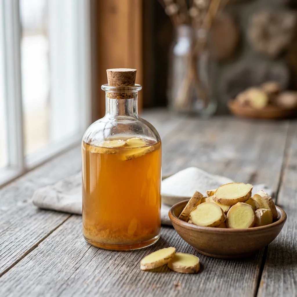 Fresh Ginger Syrup Made Simple