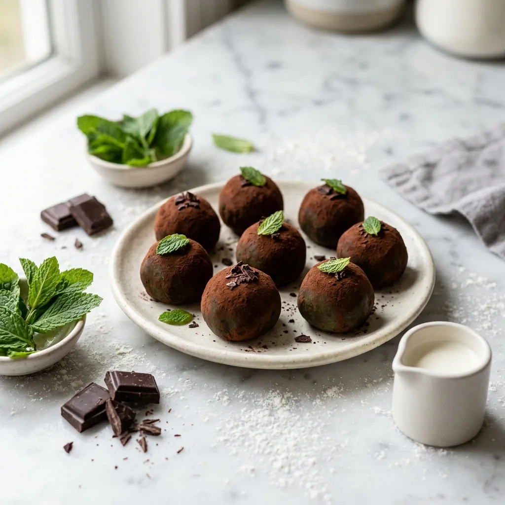 Fresh Mint Truffles