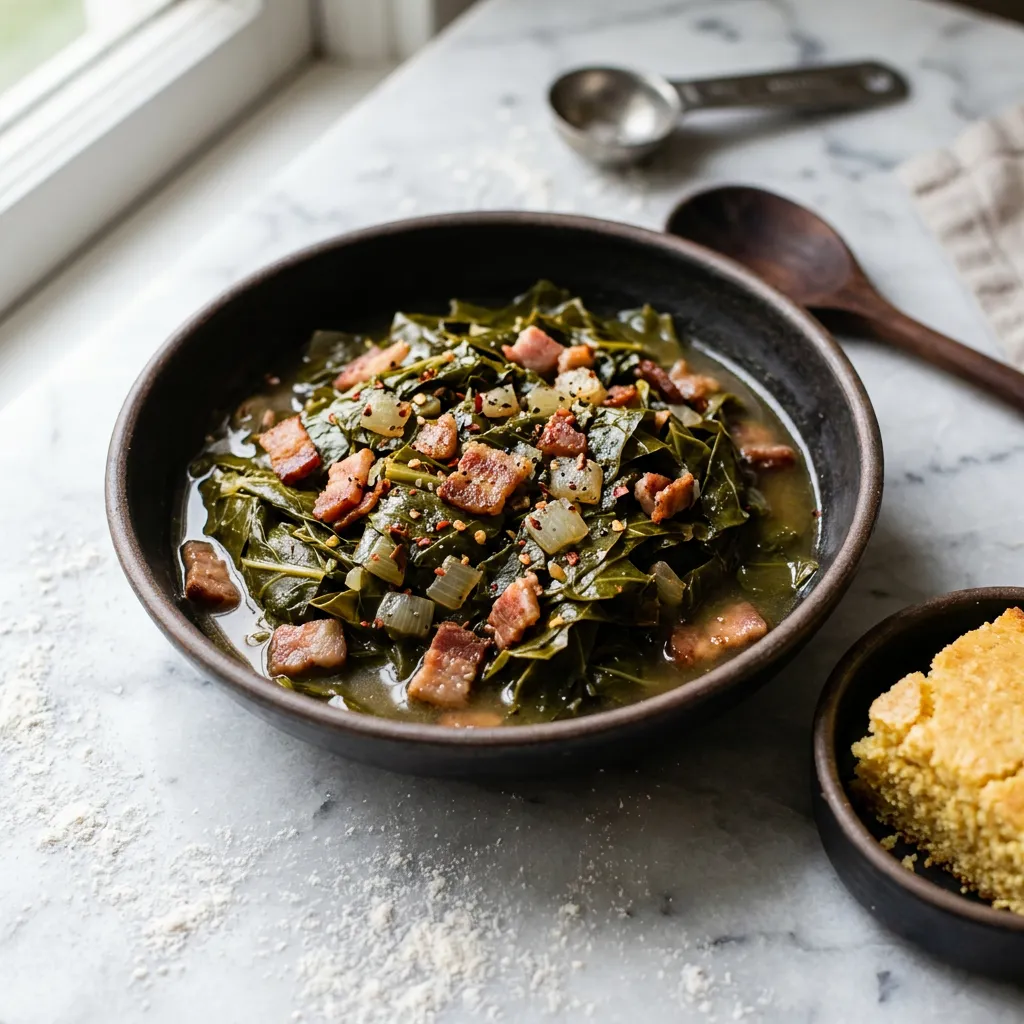 Fresh Southern-Style Collard Greens Recipe