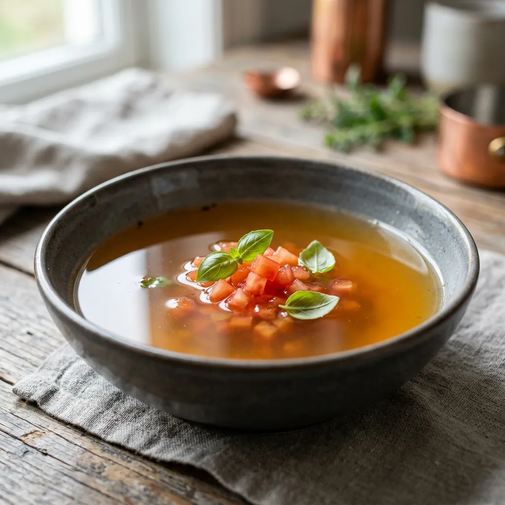Fresh Tomato Consomme