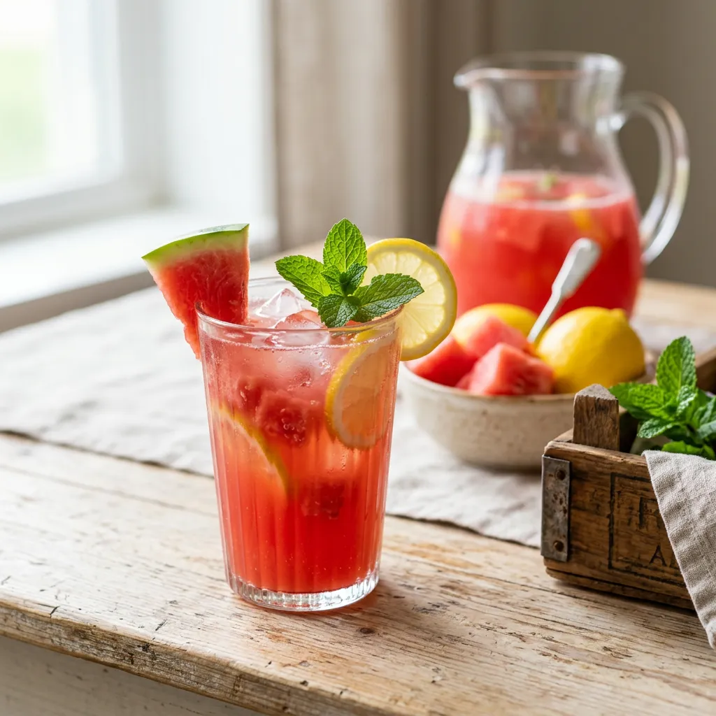 Fresh Watermelon Lemonade Recipe