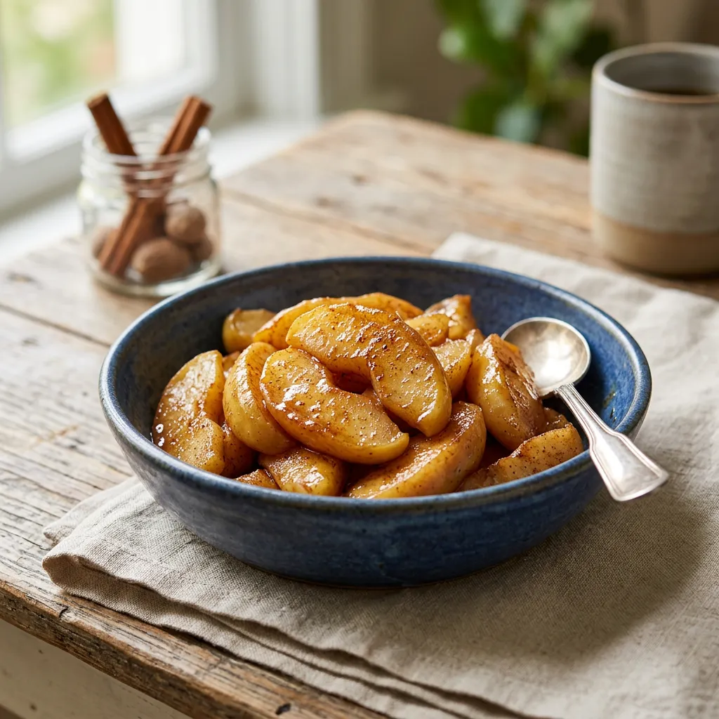 Fried Apples With Cinnamon Recipe