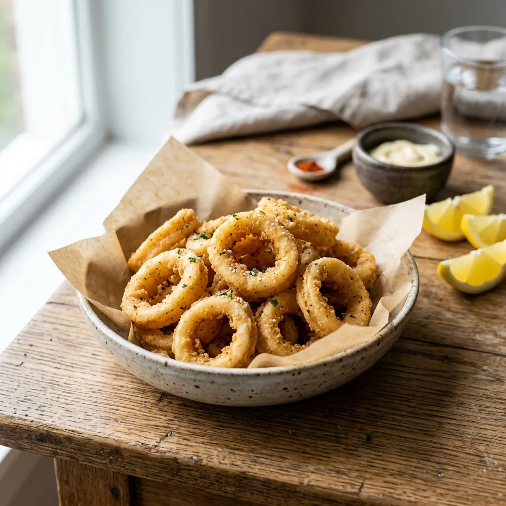 Fried Calamari (Calamari Fritti)
