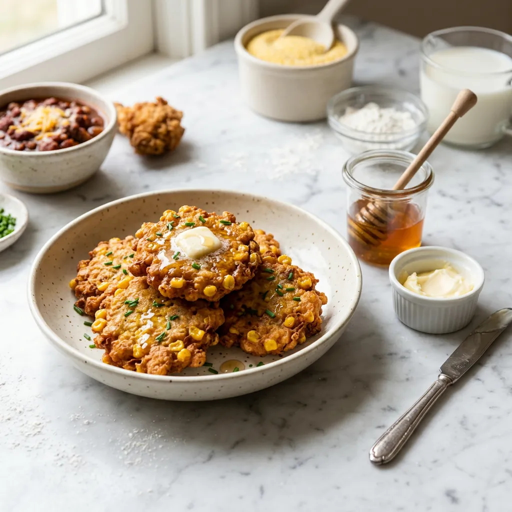 Fried Cornbread Fritters