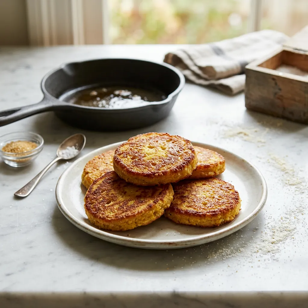 Fried Hot Water Cornbread Cakes