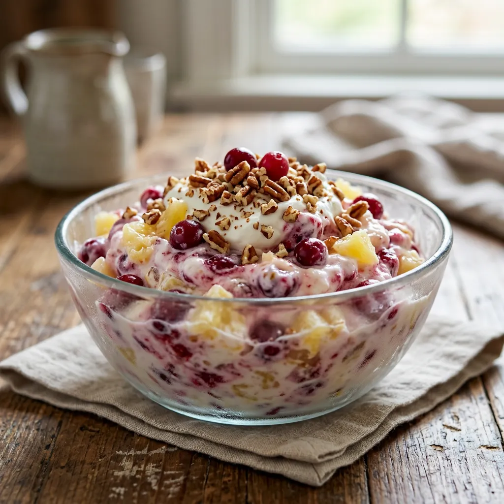 Frozen Pineapple and Cranberry Salad Recipe