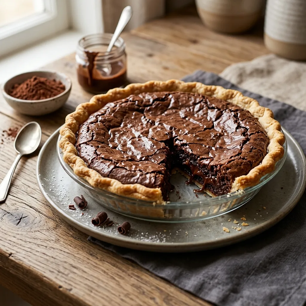 Fudge Brownie Pie