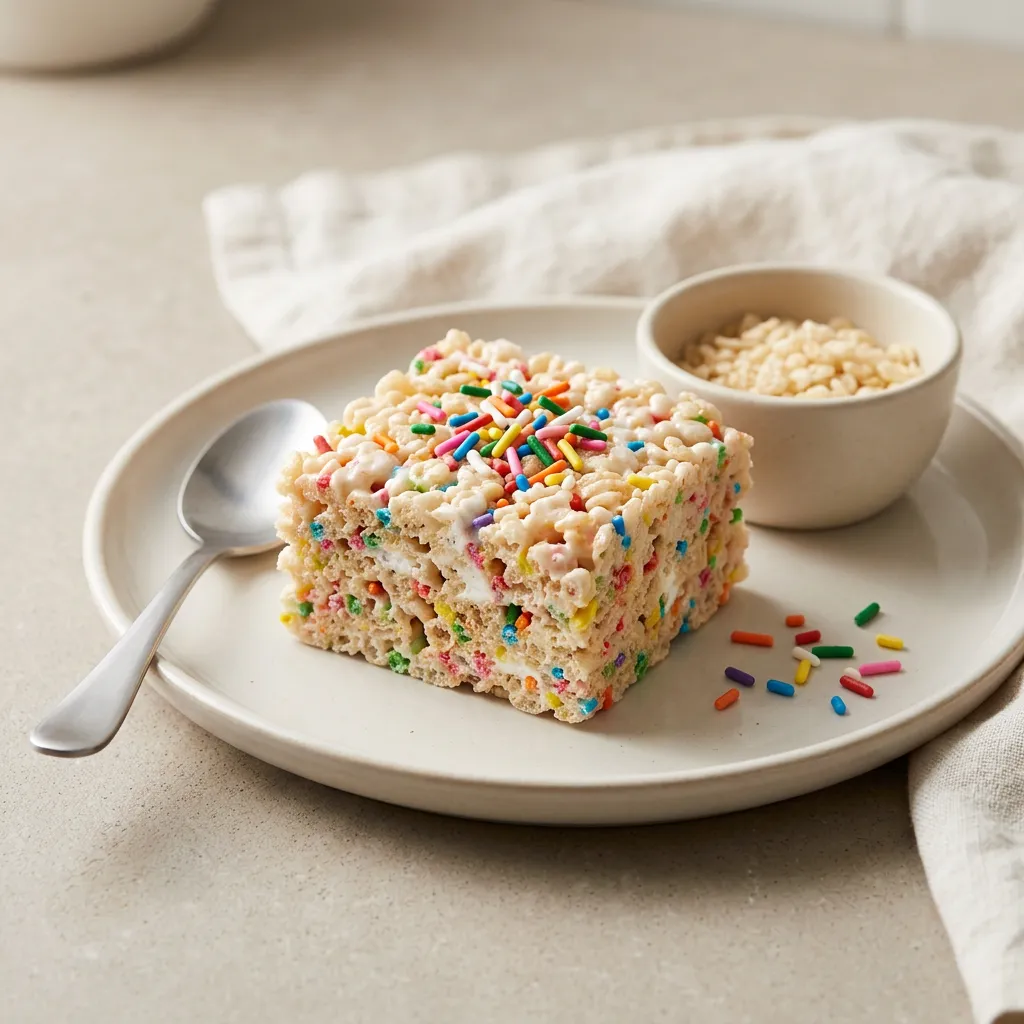 Funfetti Rice Krispies Treats