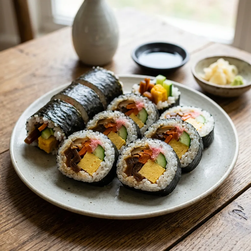 Futomaki: Fat Rolled Sushi With Vegetables