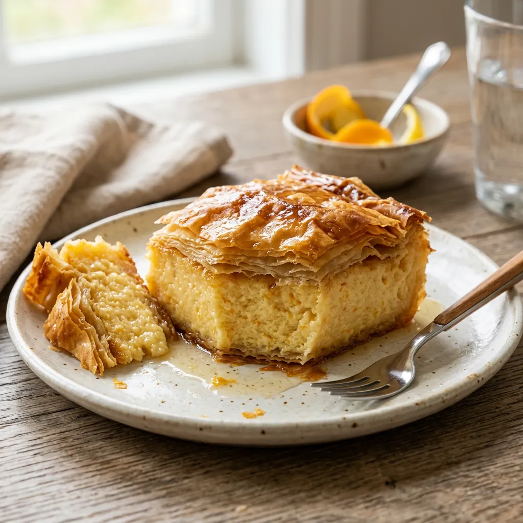 Galaktoboureko: Custard Pie With Phyllo