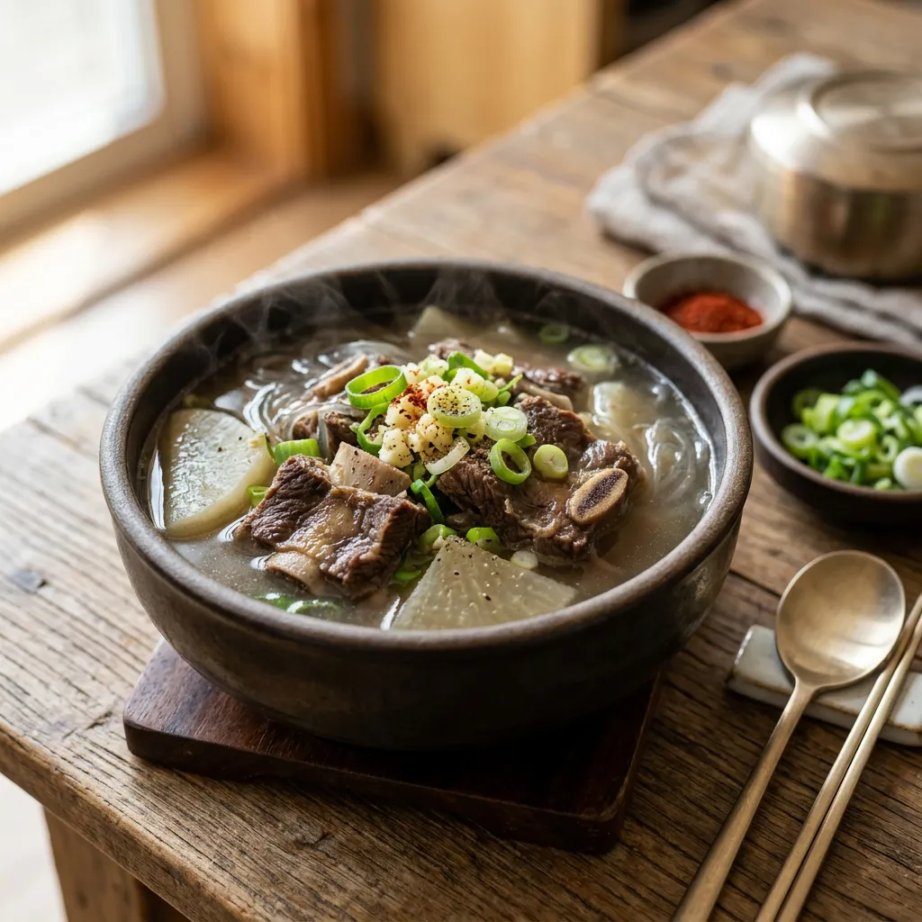 Galbitang: Korean Short Rib Soup