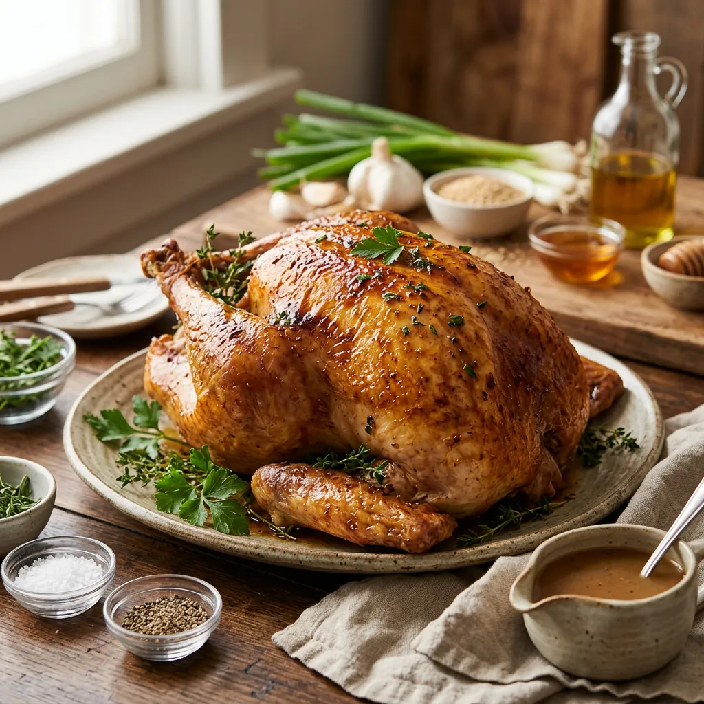 Garlic and Scallion Soy Sauce Turkey