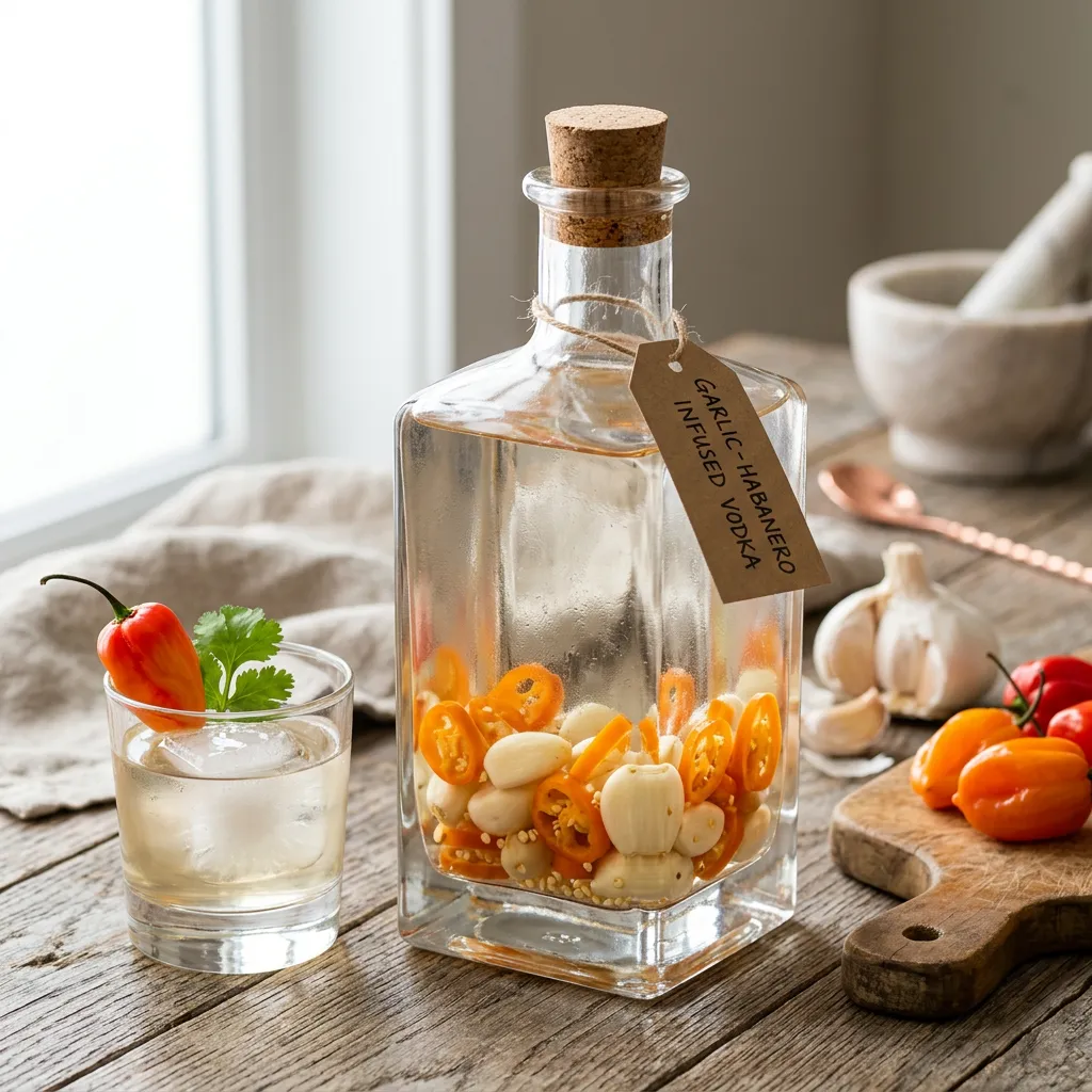 Garlic-Habanero Vodka Recipe