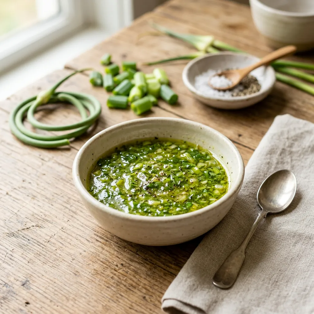 Garlic Scape Dressing