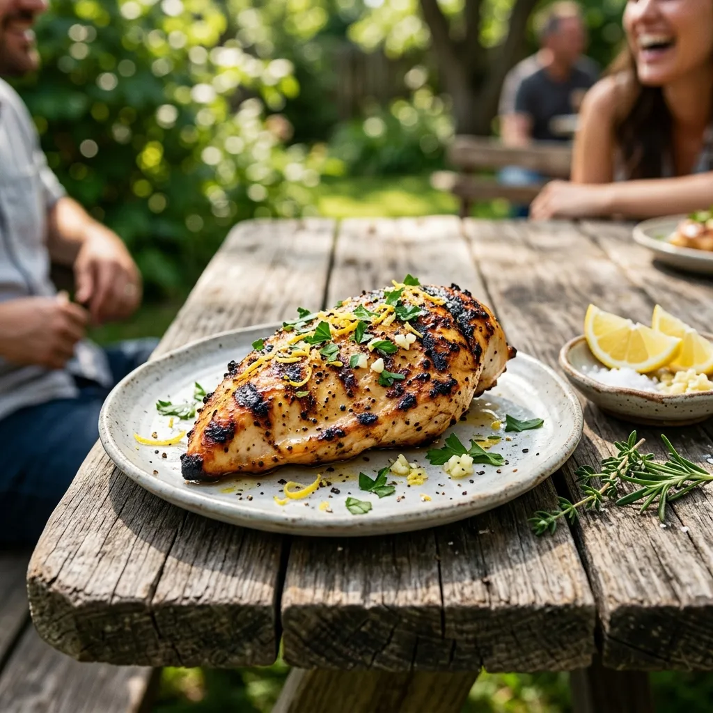 George Foreman Grill Lemon Garlic Chicken