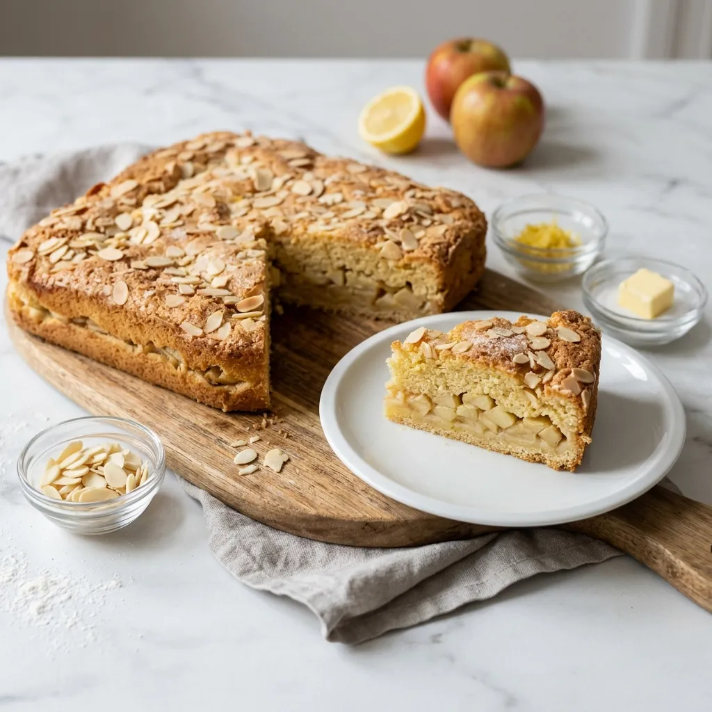 German Apple Cake (Wiener Apfelkuchen)