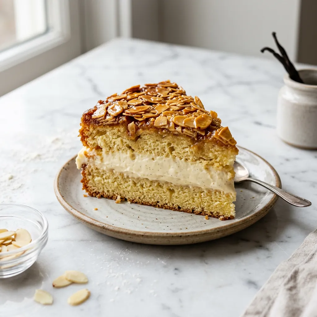 German Bienenstich Kuchen (Bee Sting Cake)