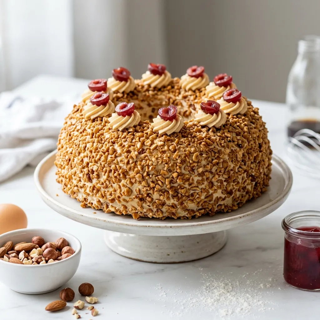German Crown Cake (Frankfurter Kranz)