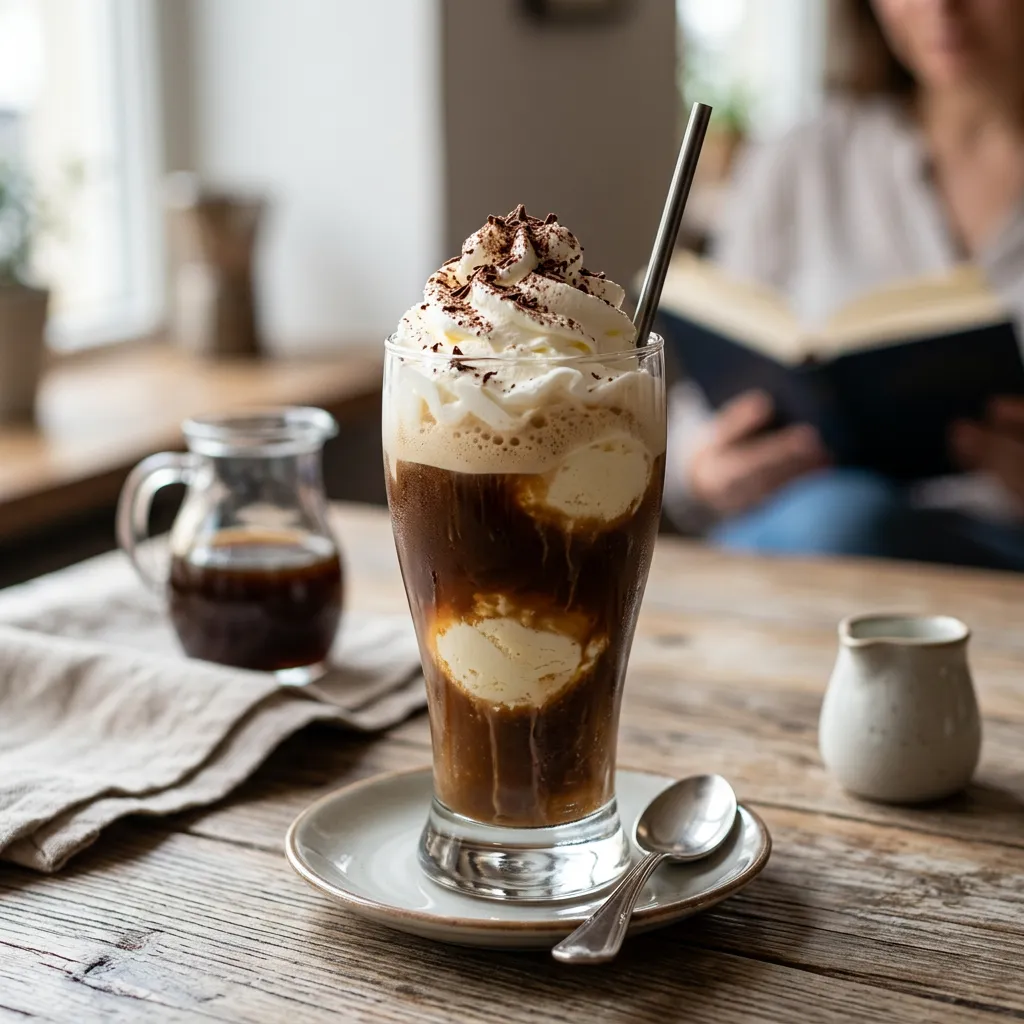German Eiskaffee (Coffee and Ice Cream)