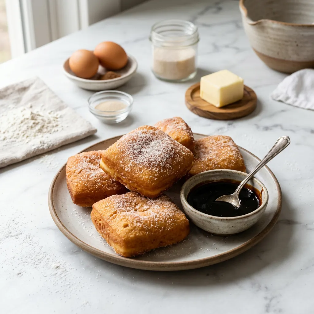 German Fastnacht Deep-Fried Doughnuts