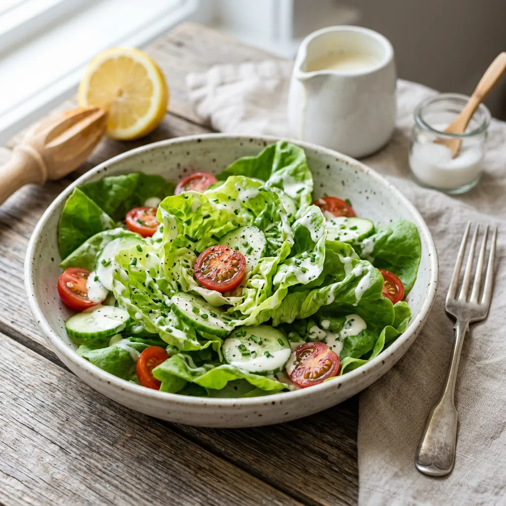 German Salad Dressing for Lettuce Salad (Salatsauce)